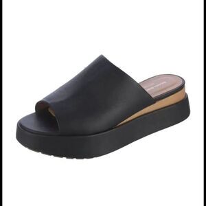 Paloma Barcelo Platform Leather Slides